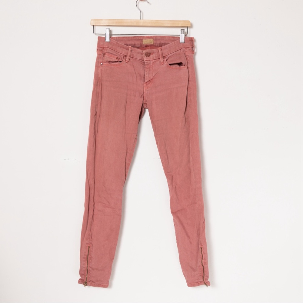Low rise Mother ankle zip pants